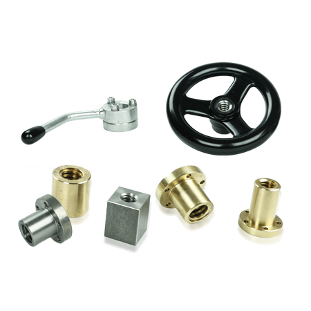 Chiocciole madreviti con componenti accessori