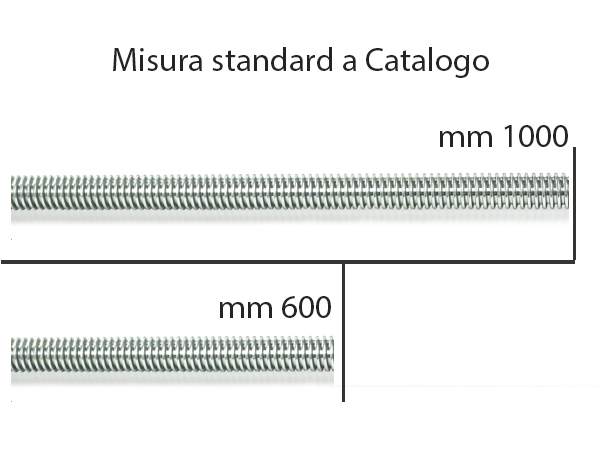 vite trapezia tagliata a misura